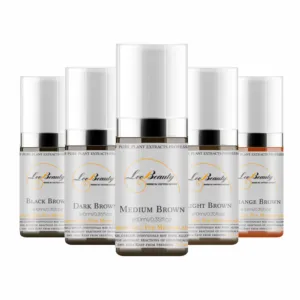 5 bottles Lovbeauty Gel Pigment for Eyebrow Microblading (Only for Microblading Pen Using )
