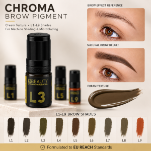 LOVBEAUTY CHROMA Brow Pigments – L1–L9 Collection